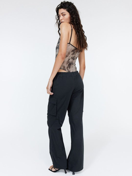 Women Canvas Cargo Trousers