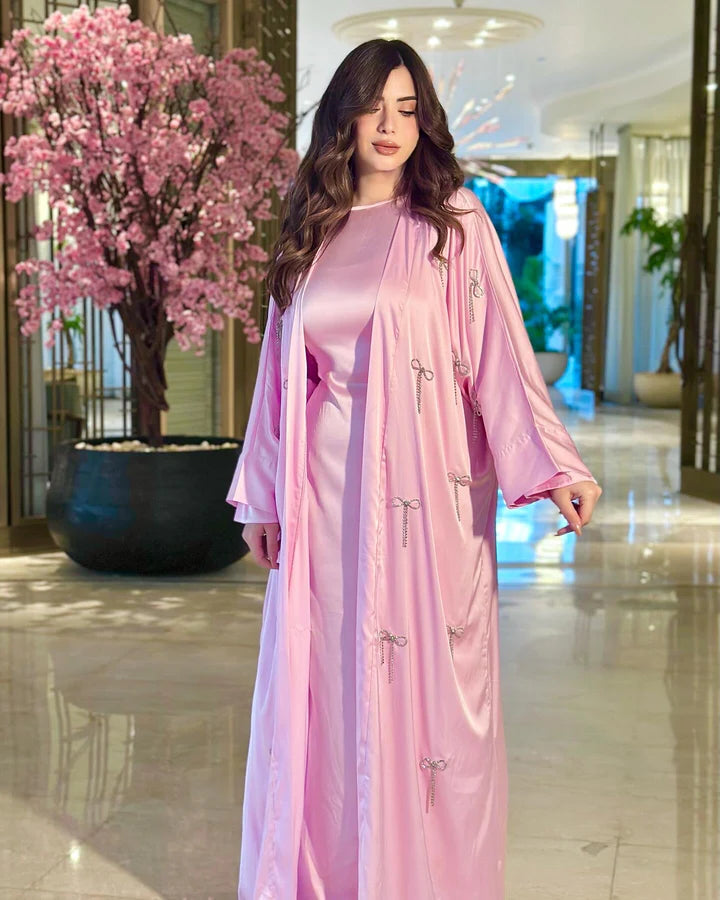 Sugar Bow Silky Kaftan Dress