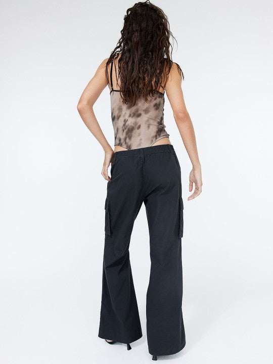 Women Canvas Cargo Trousers