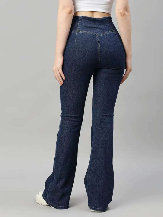 Mid Rise Flare Fit Jeans