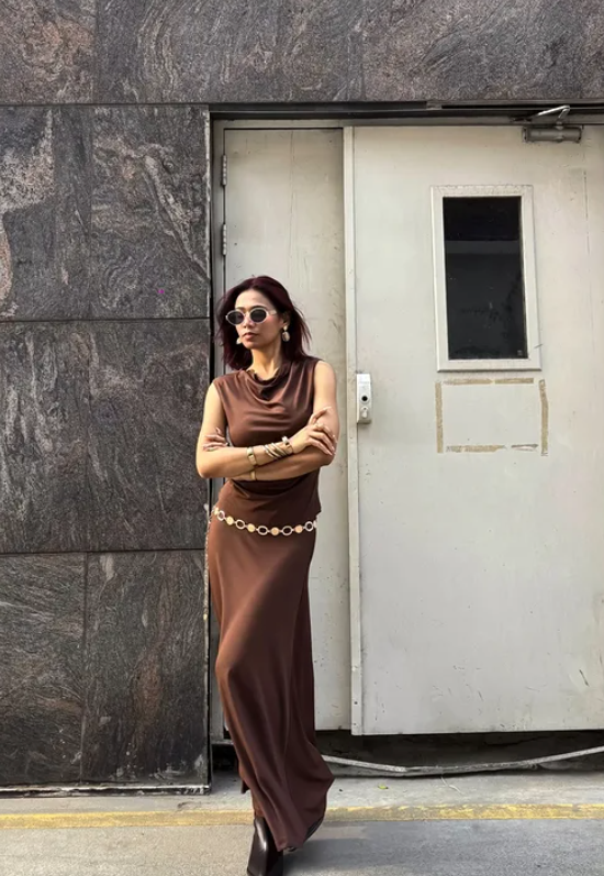 EARTHY BROWN CO-ORD SET